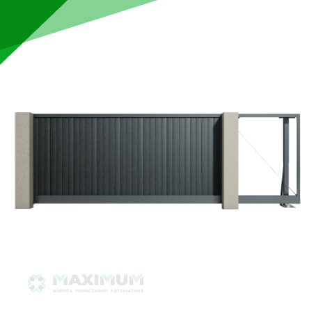 Алютех Prestige 3500x2100 мм с заполнением профлист